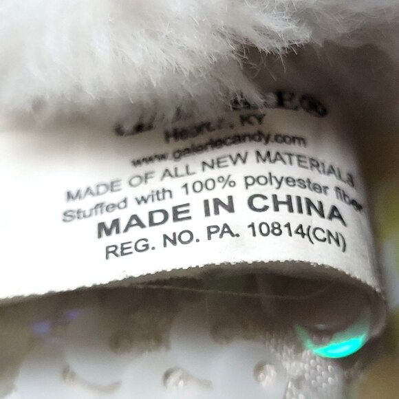 Galerie Iridescent Sequined Bunny Rabbit 9" Plush Collectible Toy 3+ Easter - Picture 10 of 10